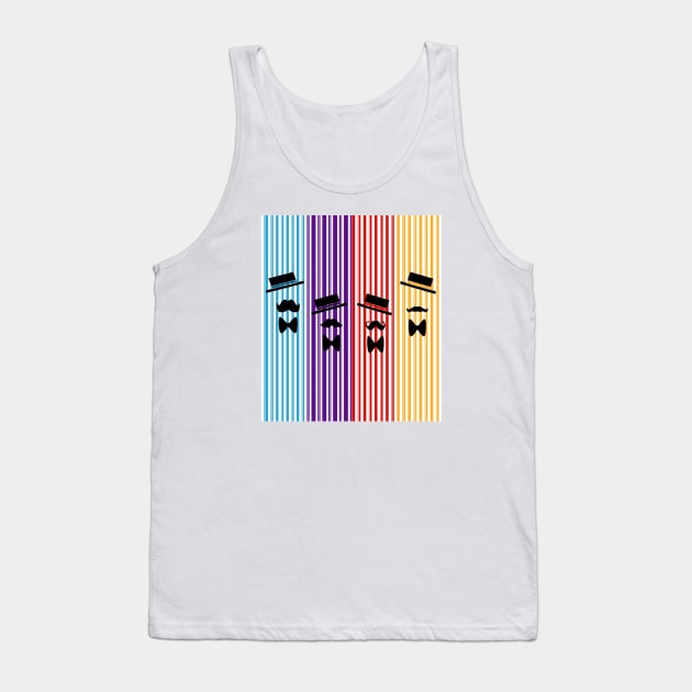 Dapper Quartet Tank Top by magicmirror